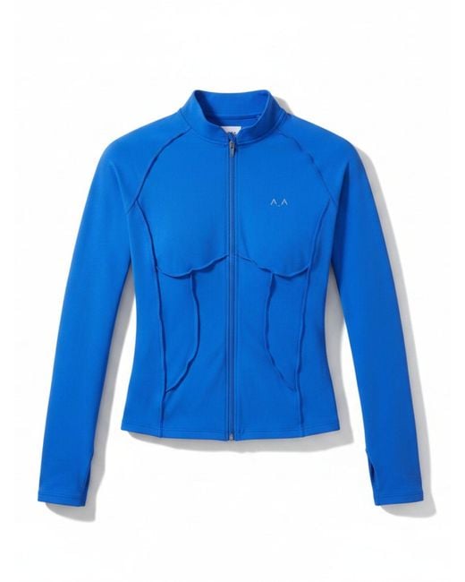 Altra Volta Blue Azure Sculpt Zip Jacket