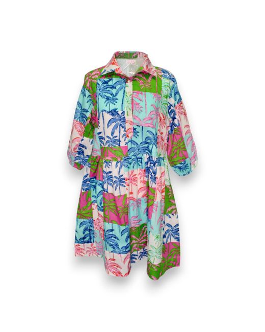 Mary Marshmallow Blue Frannie Dress Short