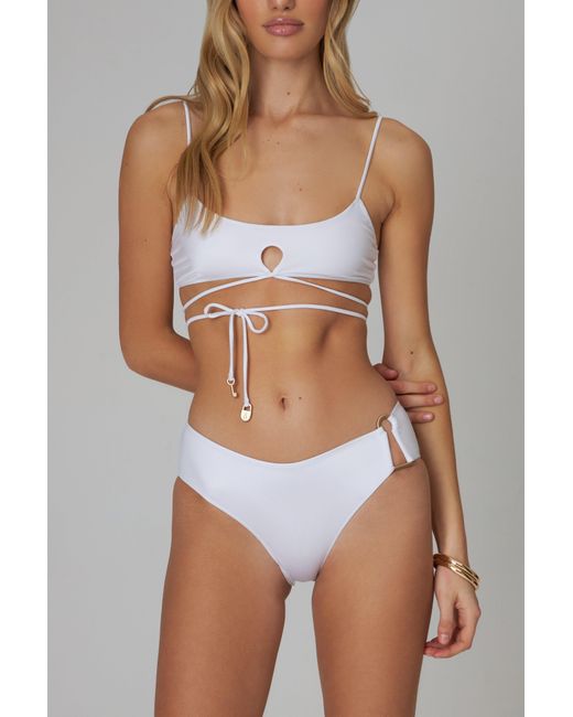 Bianca Resortwear White Romi Bikini Top