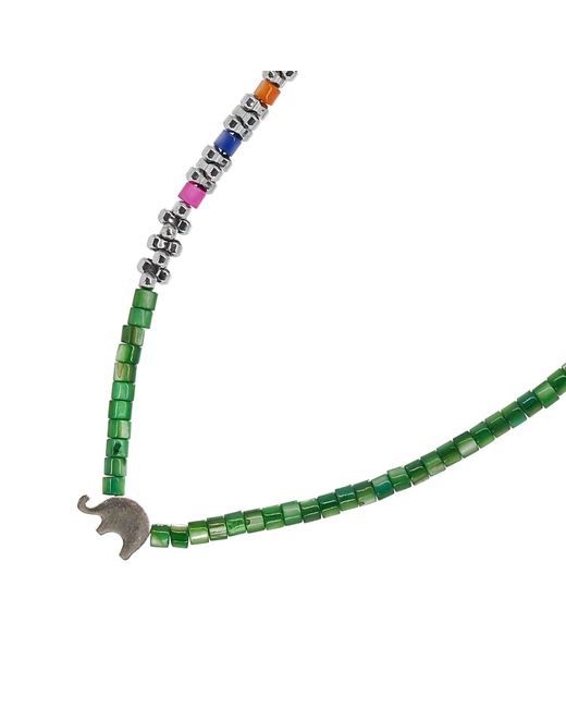 Ebru Jewelry Metallic Sterling Elephant Choker Necklace
