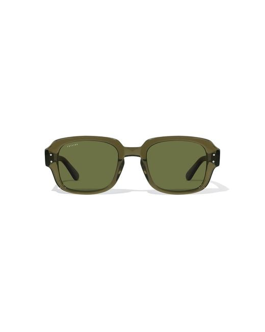 Cossimo Green Belize Mas Italian Acetate Sunglasses