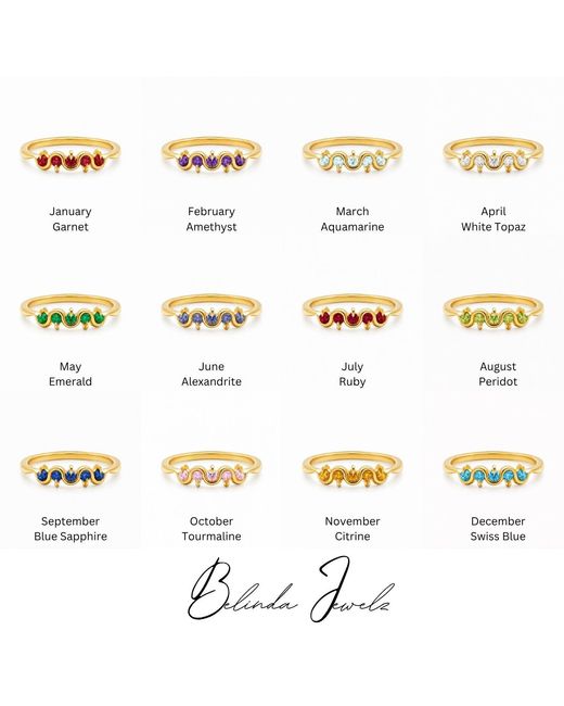 Belinda Jewelz Multicolor Swiss Topaz Wavy Multi