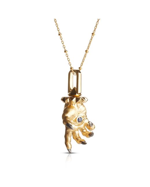 Kasun Metallic Hand Of The Protector Pendant