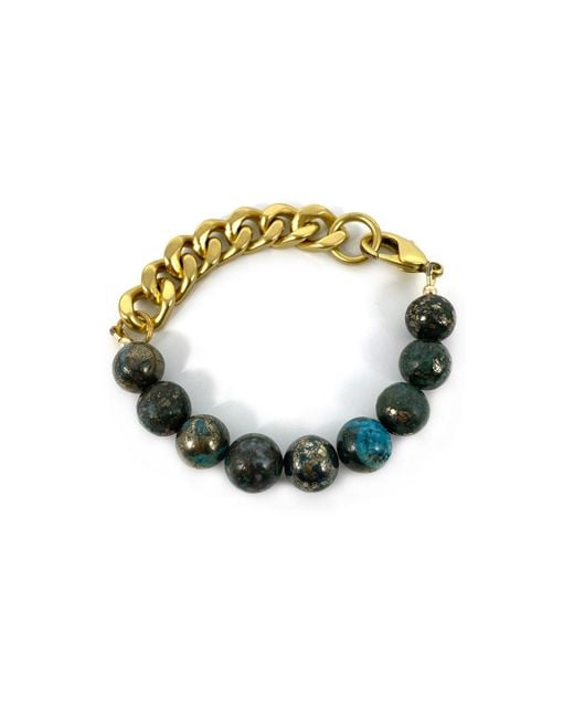 Rachel Nathan Metallic Remix Pyrite Bracelet