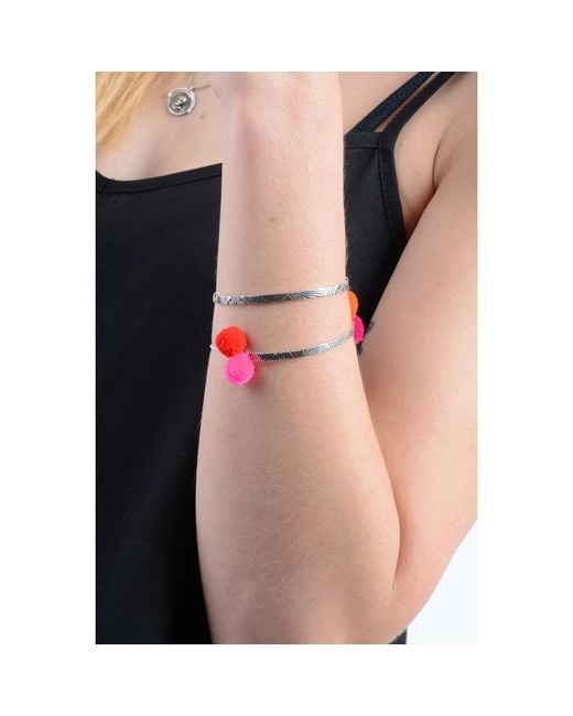 Lee Renee Metallic Peruvian Bracelet Silver