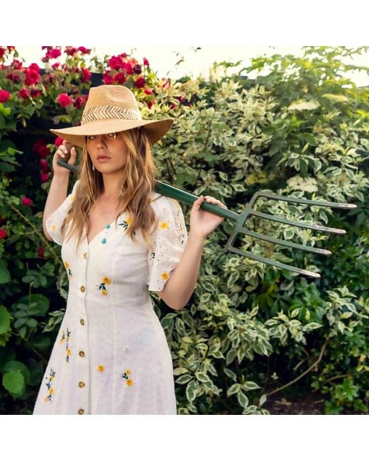 Shaded the Label Brown Neutrals Willowmere Natural Straw Fedora Hat