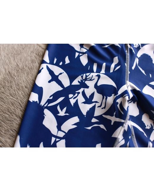 Jessie Zhao New York Blue High Waist Yoga Leggings