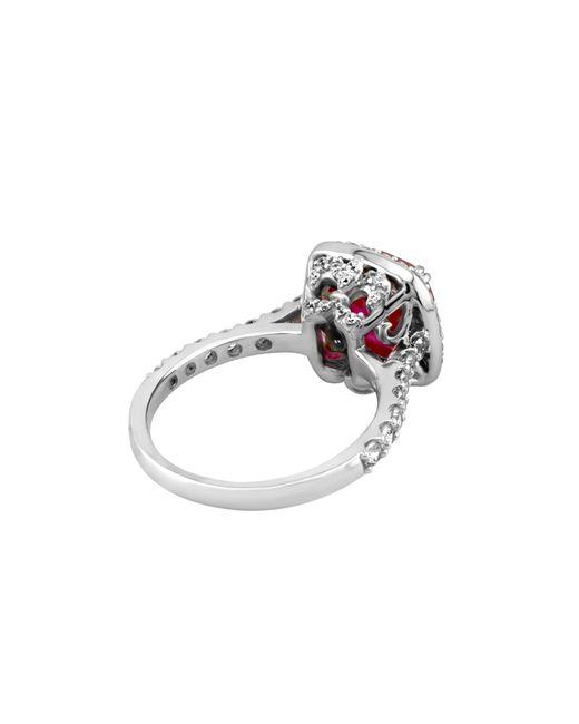 Arte Madrid Red Casa Real Fleur-De-Lis Ring