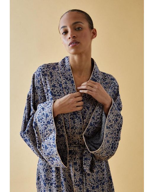 Lily and Lionel Blue Corina Robe Aster Dressing Gown