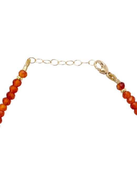Bombyx House Red Carnelian Bead Bracelet
