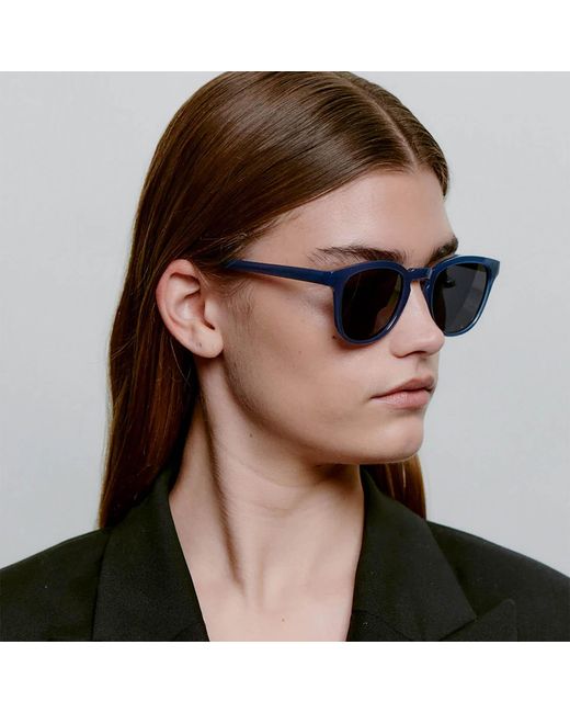 A.Kjærbede Blue Bate Sunglasses Steel