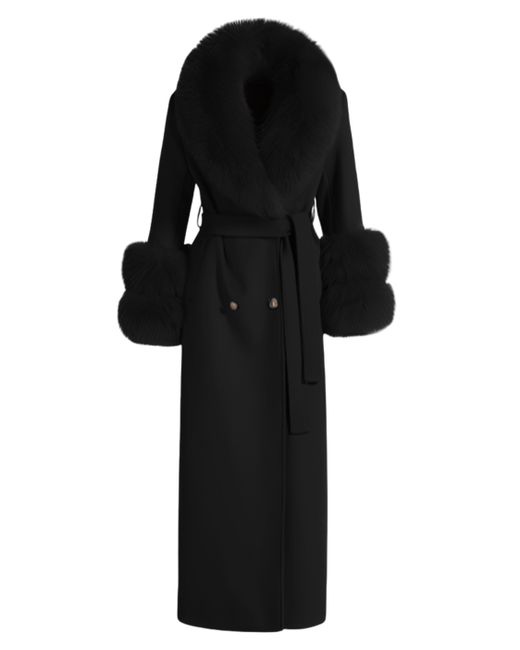 Hortons England Black Mayfair Cashmere Coat