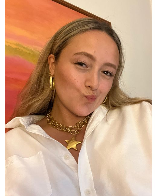 Sccollection Metallic Gia Star Necklace