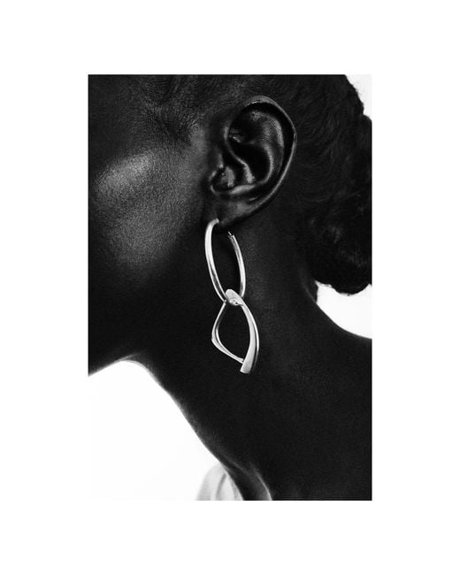 Daria Pacelli Jewelry Black Sedna Asymmetrical Earrings
