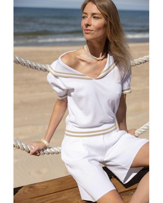 SALANIDA White Vento Bermuda Shorts