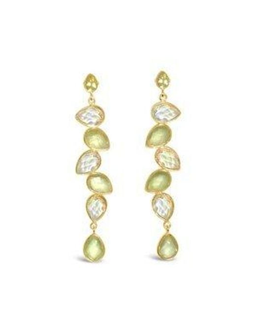 GEM BAZAAR Metallic Stoned Earrings