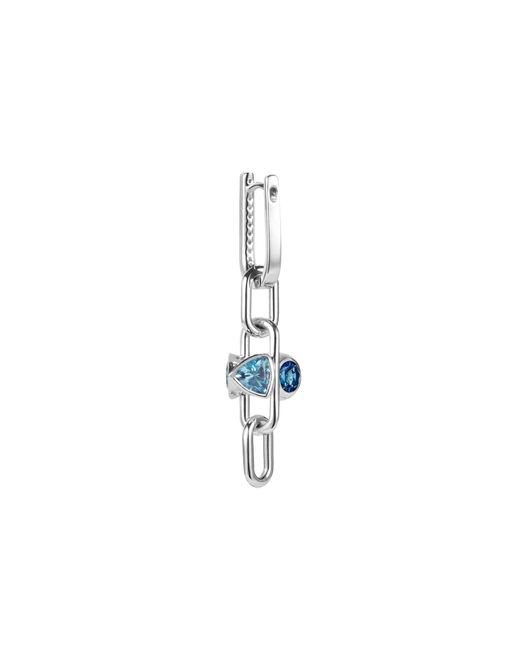 Arte Madrid Blue Toggle Kaleidoscopic Convertible Drop Earrings