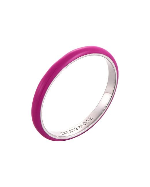 Pinnole Pink Thin Ring