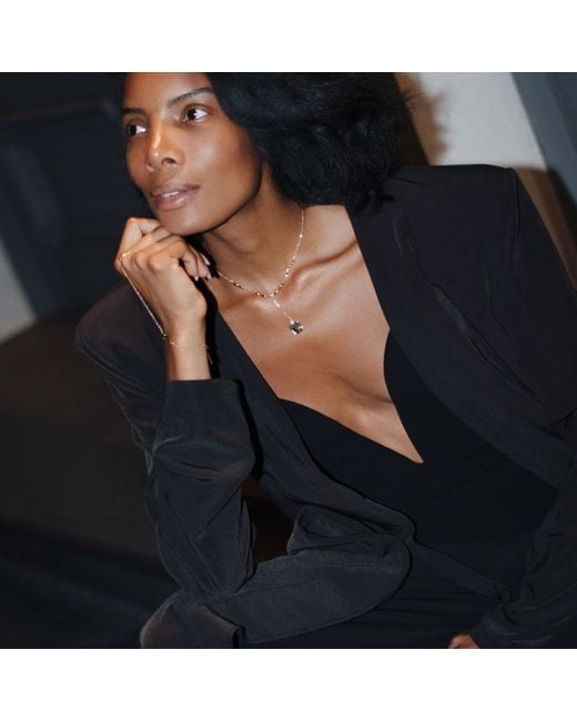 Studio Baloge Metallic Suspendue Necklace – Short