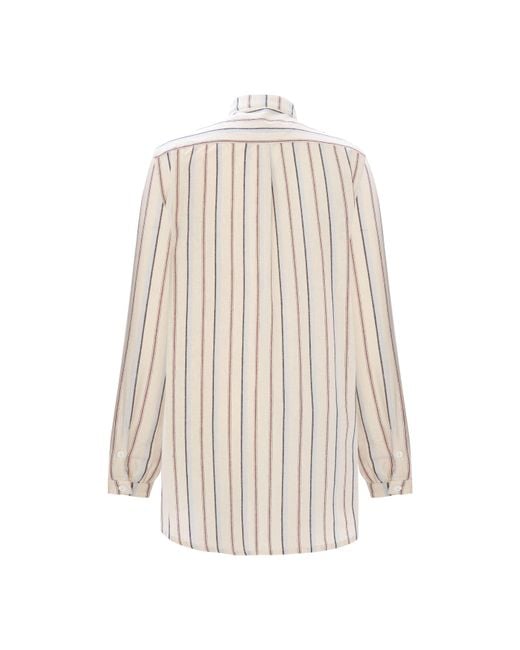 Unexpectedone White Neutrals Shades Of Shirt Burgundy Matching Soul Mate Side Slit Trousers