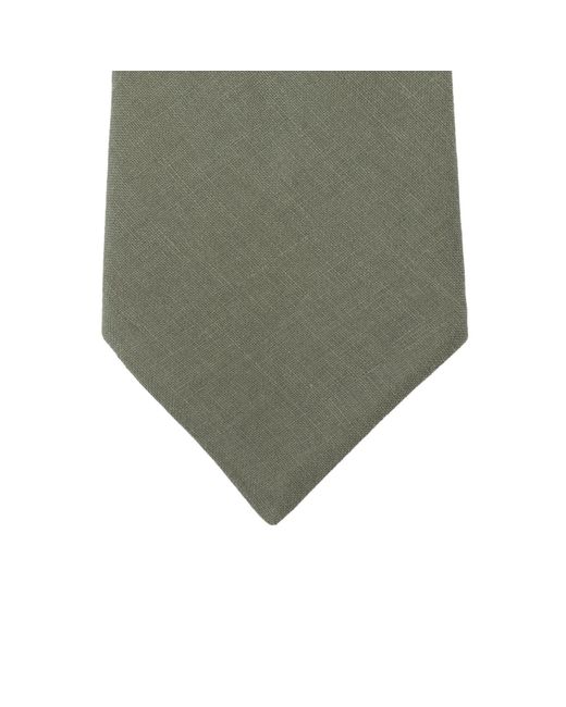LE COLONEL Green Clay Linen Tie for men