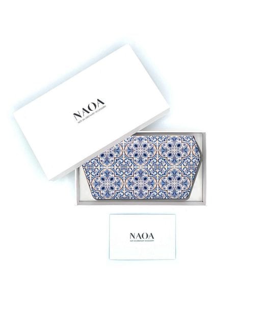 Naoa Black Slim Glasses Case Amalfi Print
