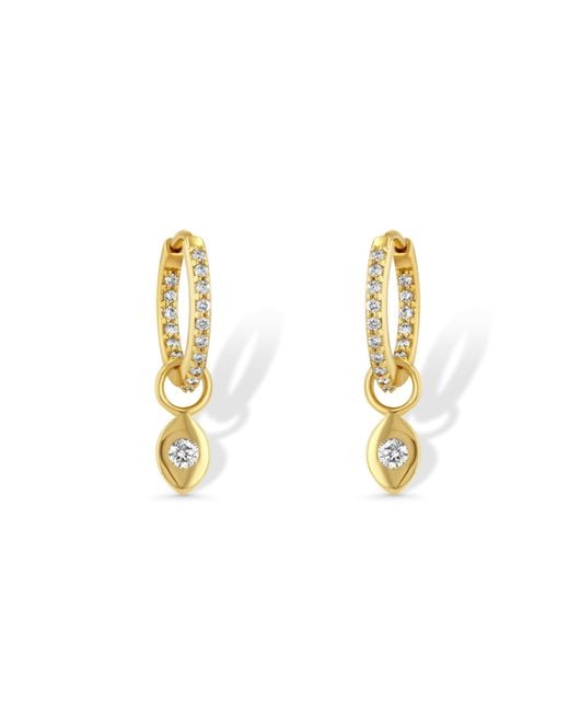 Jewelbird Metallic Diamond Eye Earring Charm