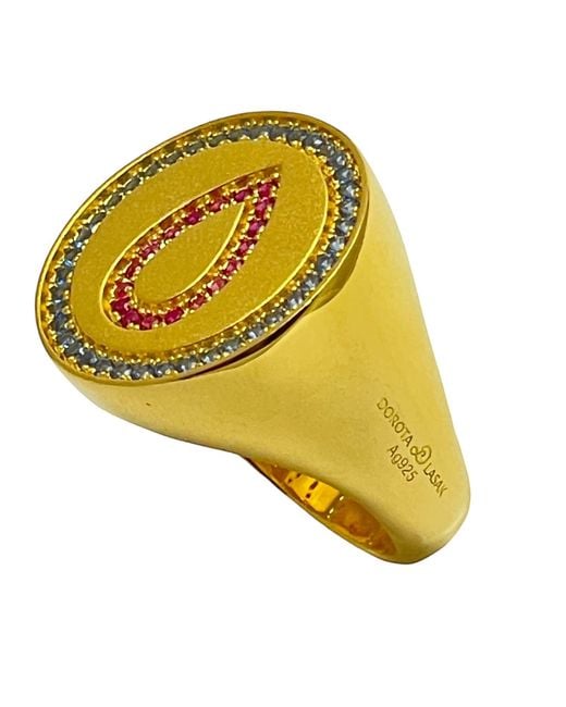 Dorota Lasak Metallic Sweet Blood Vermeil Ring