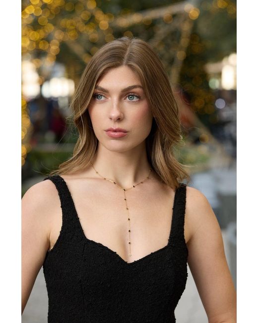 Adriana Pappas Designs White Golddust Lariat