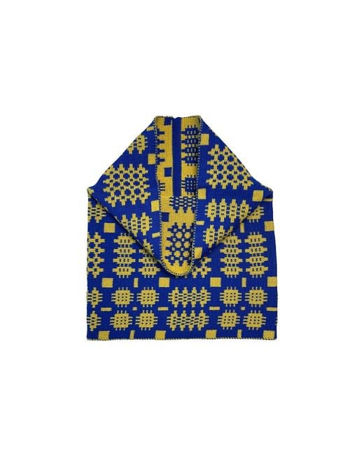 Mabli Blue Carthen Merino Tube Scarf