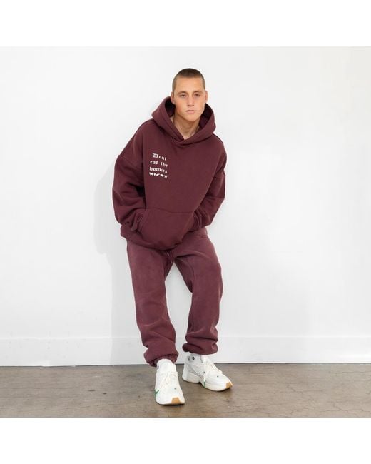 Dont Eat the Homies Red Og Hoodie