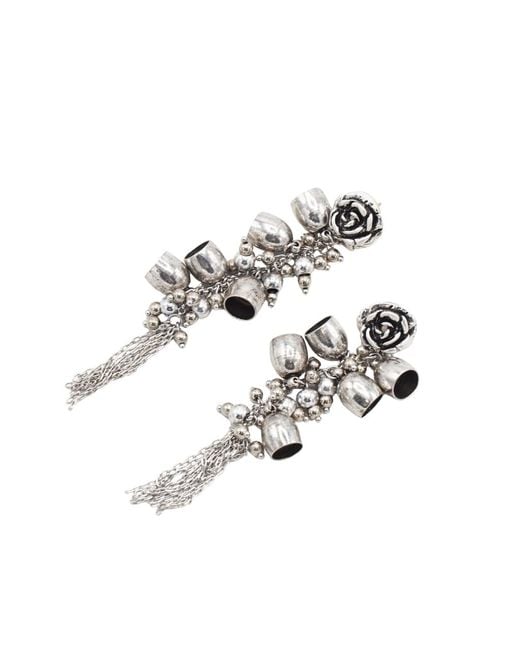 Sita Nevado White Abril Earrings