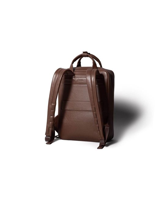 Harber London Brown Leather Backpack for men