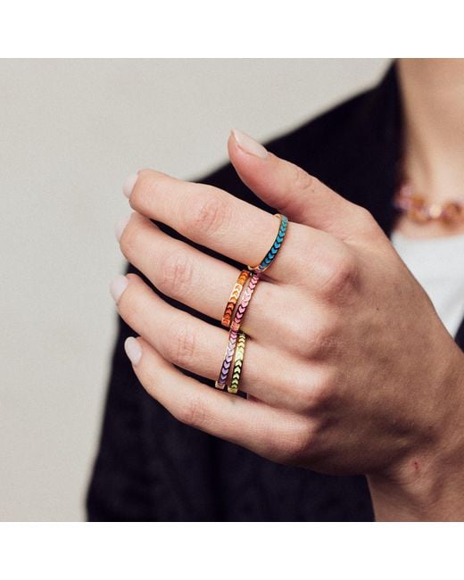 Après Youth Yellow Spark Enamel Ring