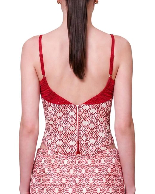 Pcfg The Broderie Anglaise Edit Embroidered Bodice Corset Top