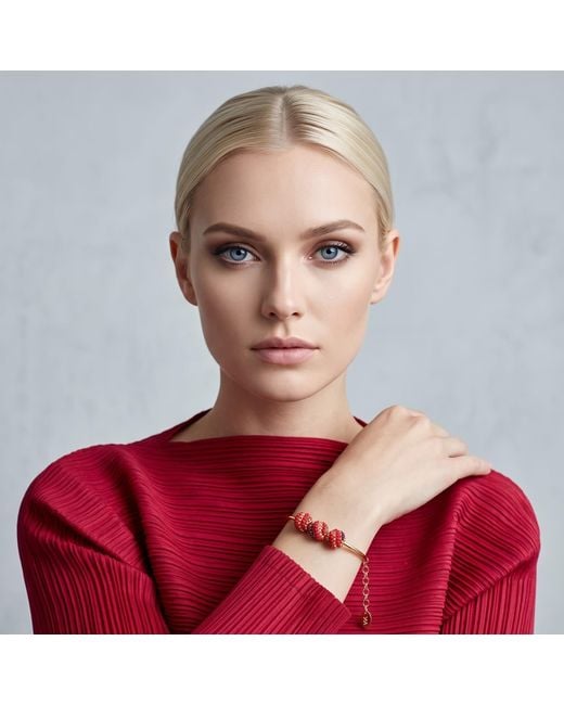 Iliana Arrazola Metallic Magic Ball Bracelet