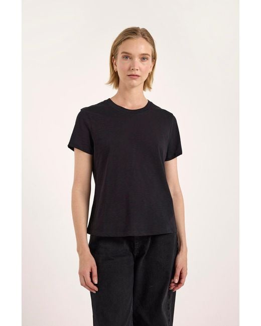 Brodie Cashmere Black Weekend Boxy Tee