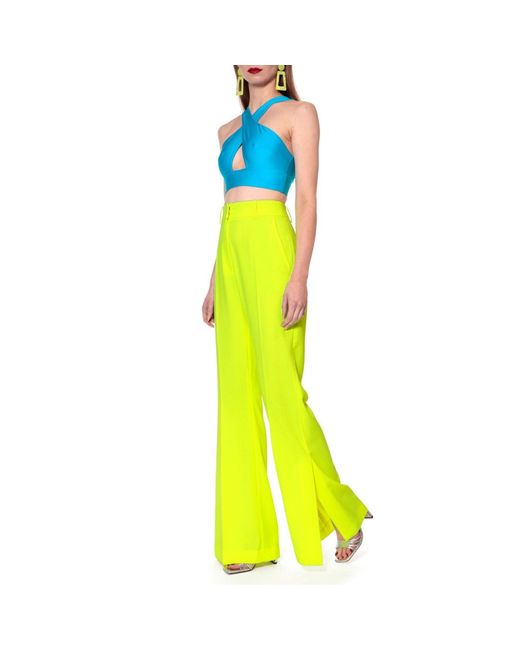 AGGI by HALEWSKI Camilla Yellow Laser Pants