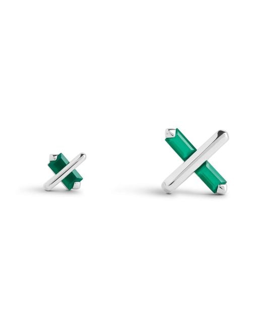 Kasun Green Butterfly Kiss Earrings