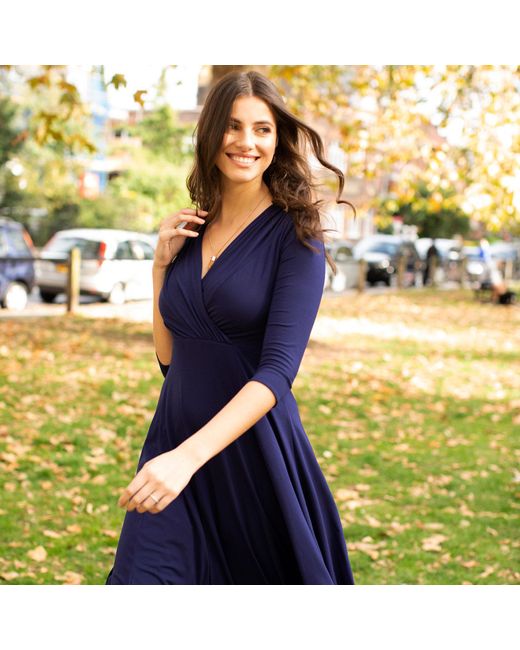 Alie Street London Blue Petite Annie Dress