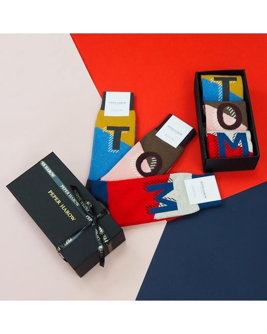 Peper Harow - Made in England Black Alphabet Gift Box – Tom for men