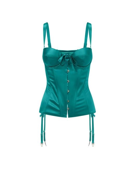 Scarlett Gasque Green The Emerald Garden Corset