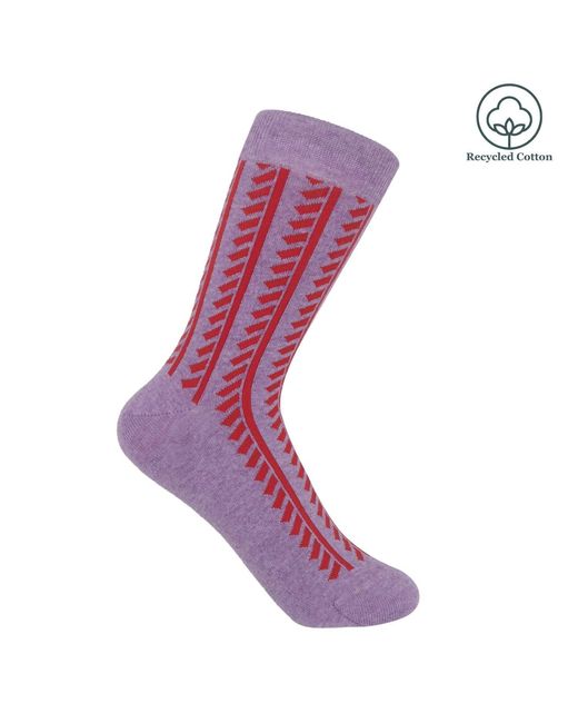 Peper Harow - Made in England Pink Vector Stripe Socks – Bundle