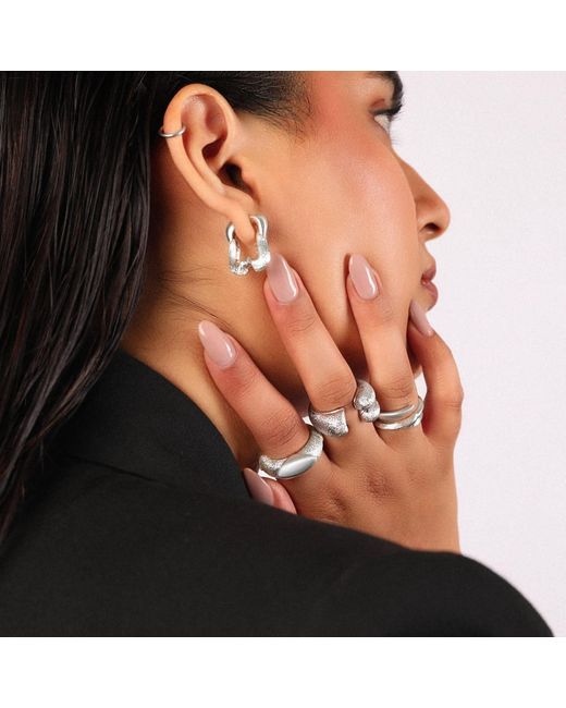 The Jewelz White Chroma Donut Ring