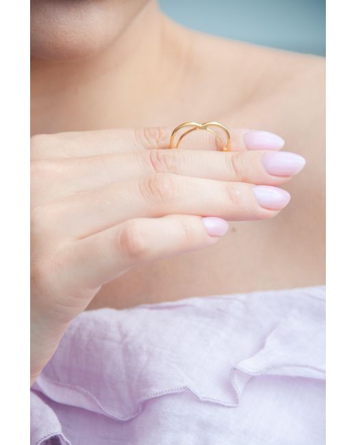 The Link Between Metallic Heartfelt Statement Ring