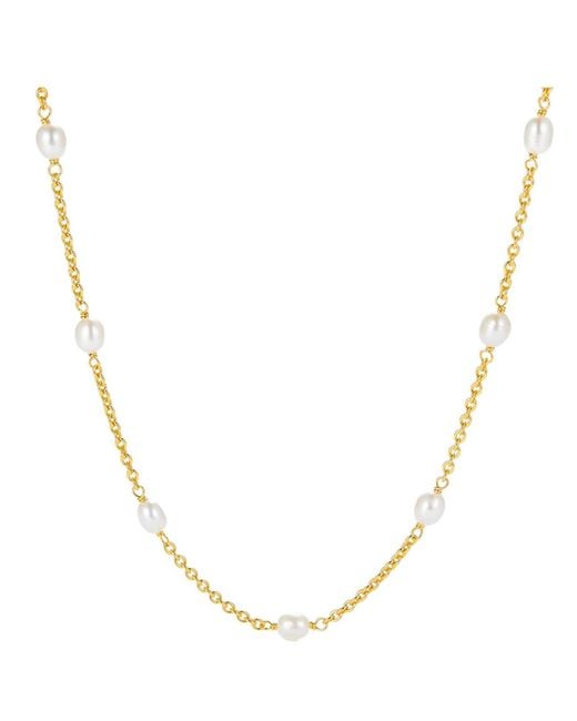 Janus Edinburgh Metallic Hennu Freshwater Pearls Vermeil Necklace