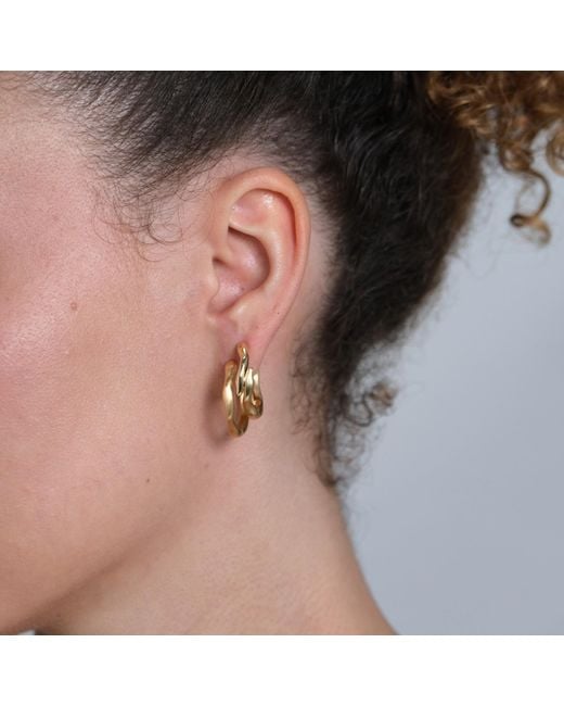 Onia Metallic Drop Hoops