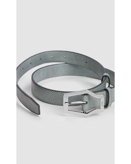 PREVU Gray Karel Belt Midi