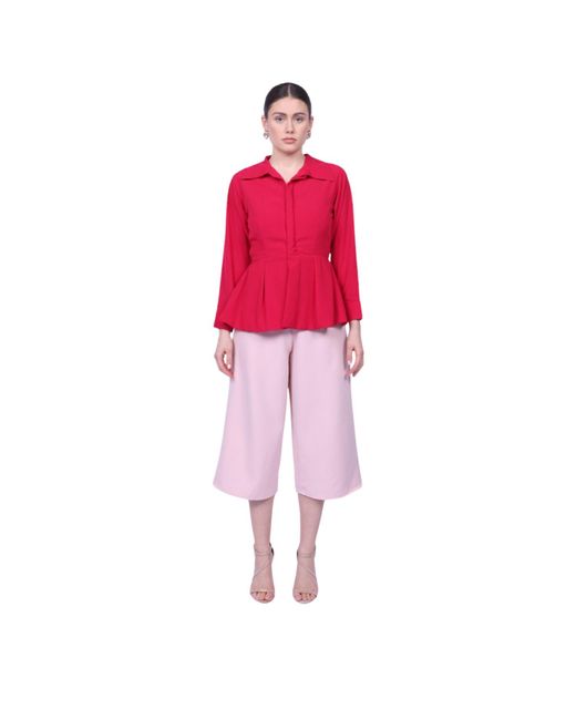 Mary Dickow Purple Ida Blouse