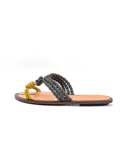 MYYAZ Brown Nodus Sandal